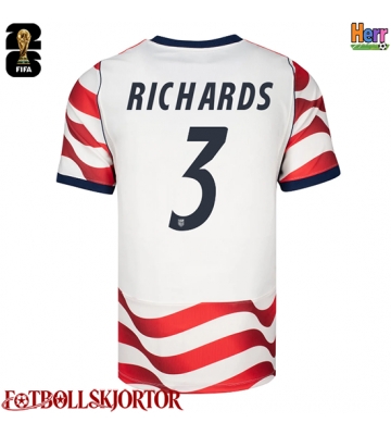 Förenta stater Chris Richards #3 Hemmatröja VM 2026 Kortärmad